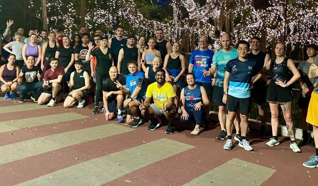 Brisbane Social Run Club running club in The Ship Inn, South Bank, Southbank, Brisbane, Australia