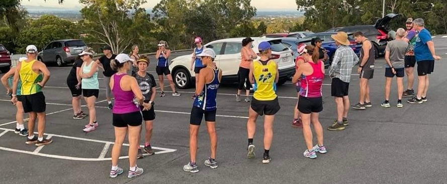 River City Runners running club in Queensland Sports & Athletics Centre (QSAC), Mount Gravatt, Brisbane, Australia