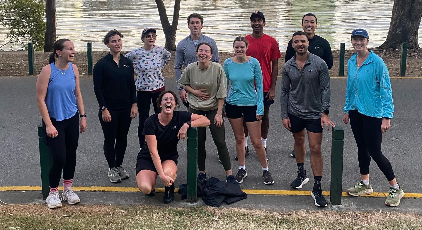 Sub-Rec Run Club running club in Grown cafe, West End, Brisbane, Australia