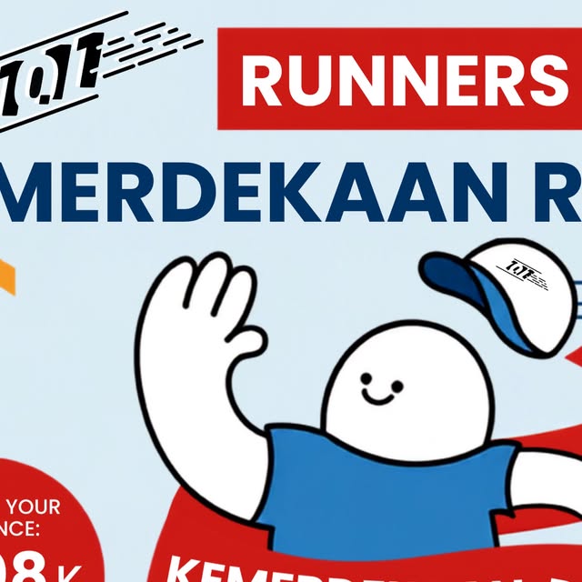 10.11 Runners running club in Ah Pek Kopitiam Bintaro, Tangerang, Indonesia