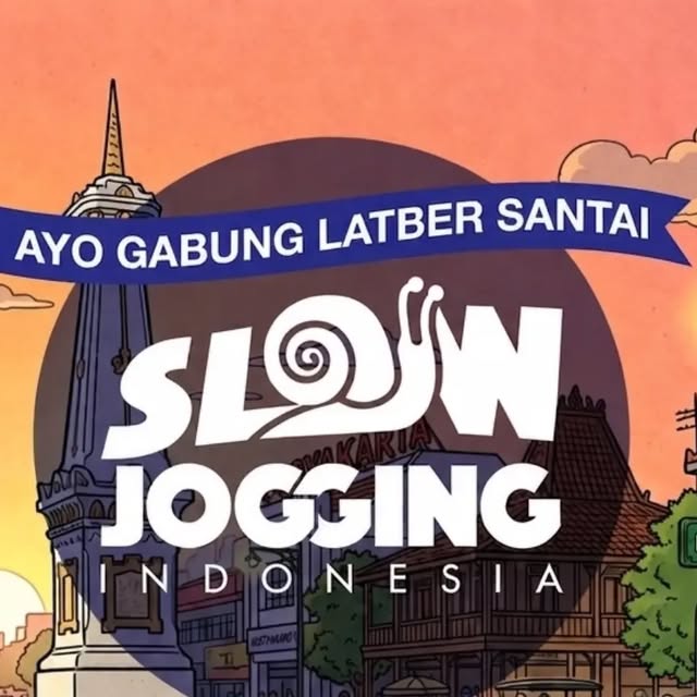 Slow Jogging Indonesia running club in Perusahaan Daerah Air Minum Tirtamarta, Yogyakarta, Indonesia