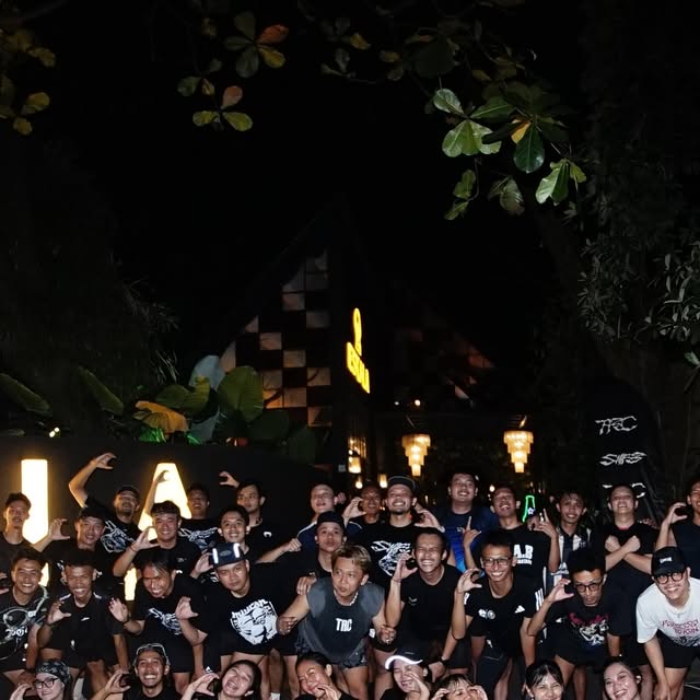 Triger Run Community running club in Calma Espresso Bar, Yogyakarta, Indonesia