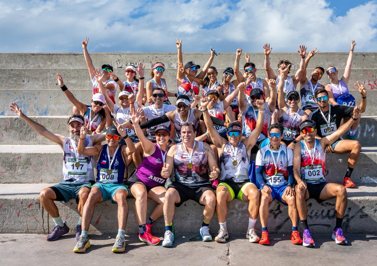 Team Delgado running club in Antofagasta, Chile