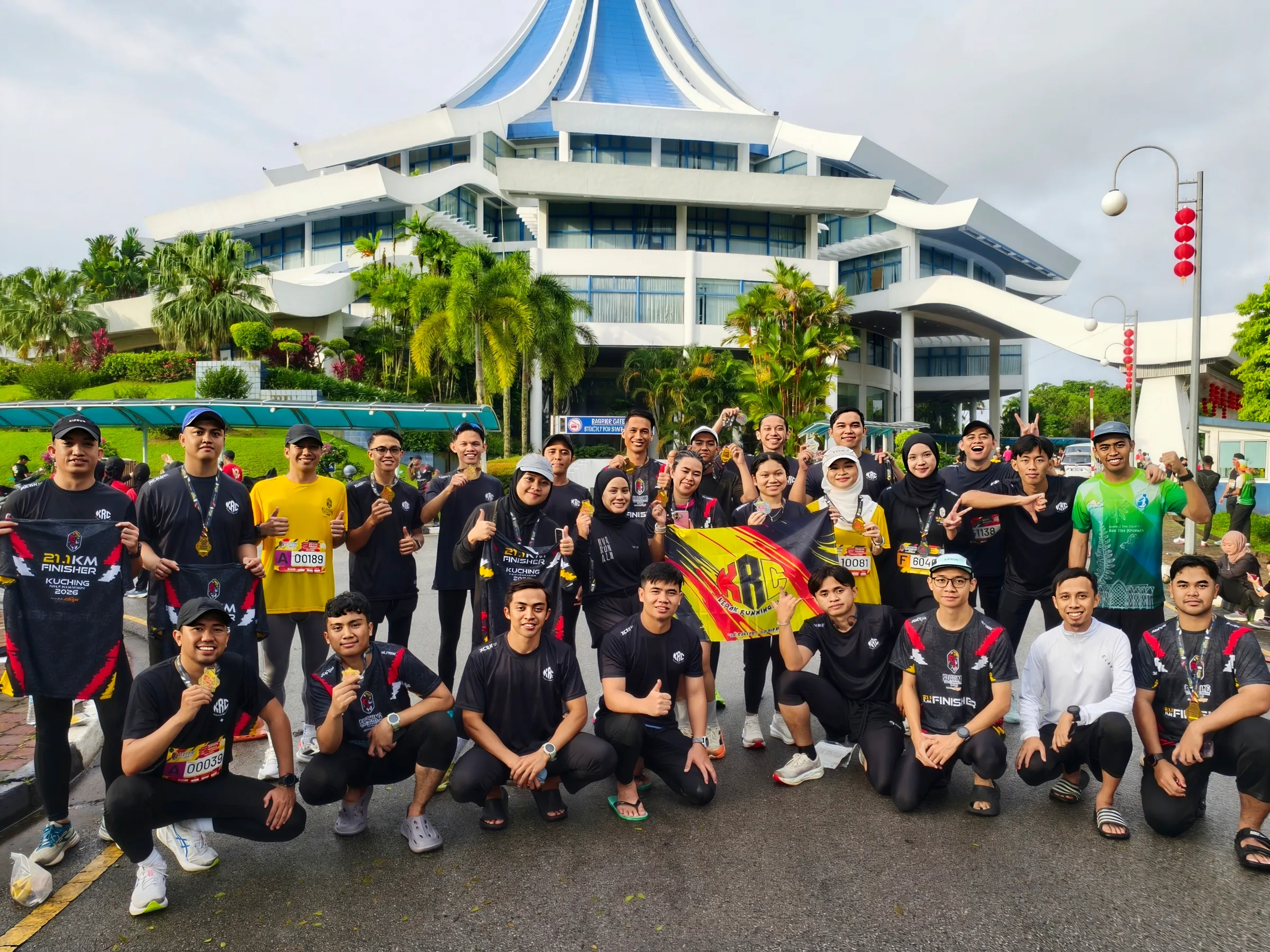 Kepak Running Club running club in Sarawak State Library, Kuching, Malaysia