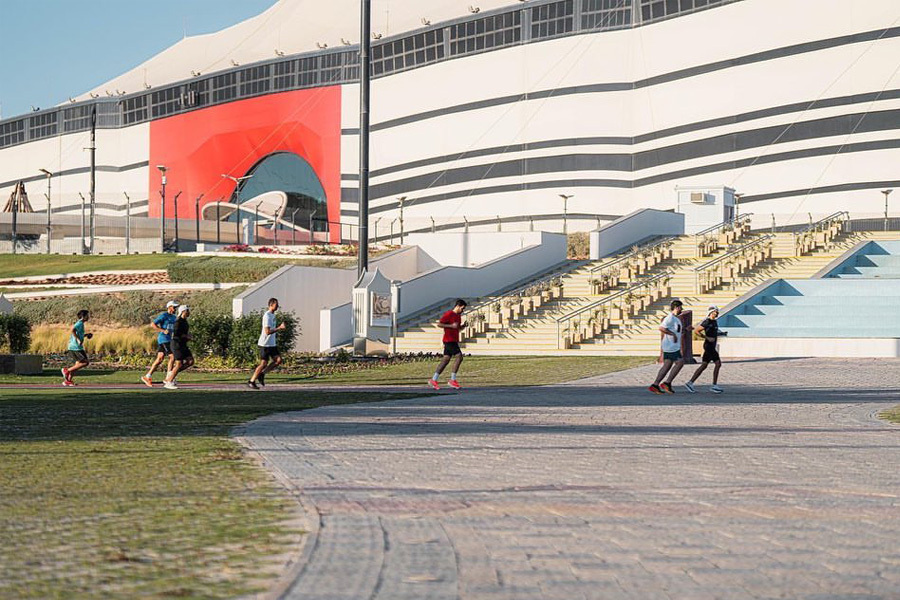 QtrRun running club in Doha — check Instagram for weekly meetups