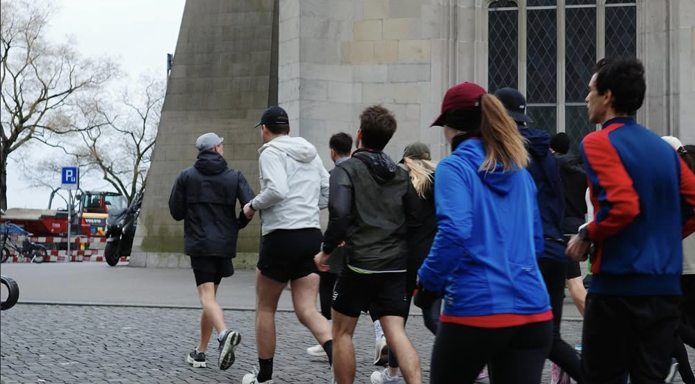 District Runners Zurich running club in Lochergut, Zurich, Switzerland