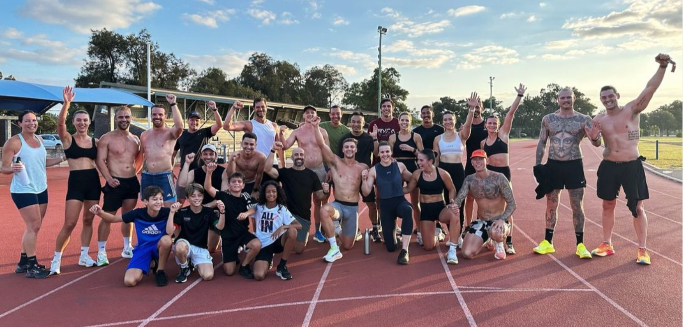 Concept Track Run Club running club in Sylvania Waters Athletic Track, Sylvania Waters, Sydney, NSW, Australia