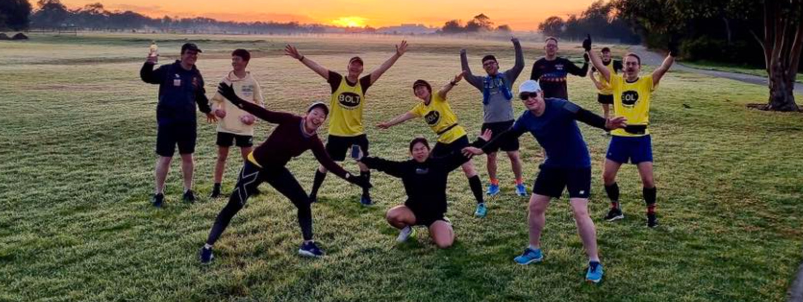 Running Bolts running club in Location varies across Western Suburbs, Sydney, Australia